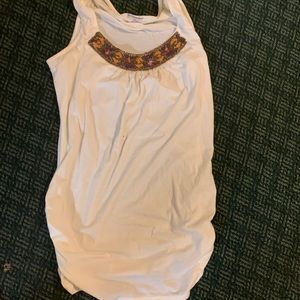 Motherhood maternity small beaded tank top